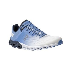 On Cloudflow 3.0 Ladies Running Shoes - Marina White/Blue